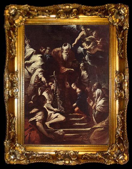 framed  TESTA, Pietro Presentation of the Virgin in the Temple et, ta009-2